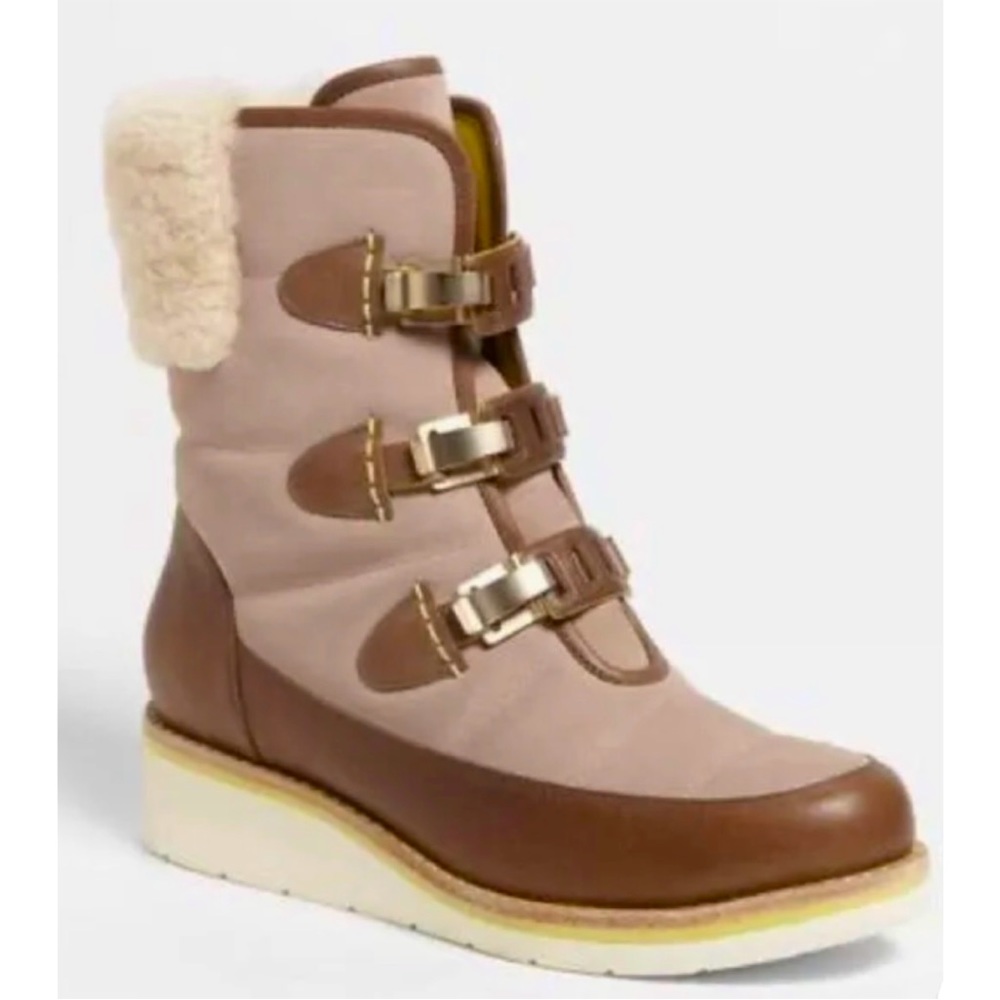 COLE‎ HAAN | Women’s Lania Water Proof Wedge Nike Air Brown Boot - 7.5 $189